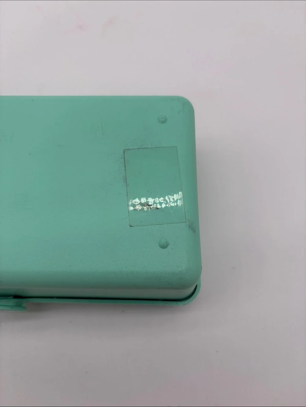 Vintage 90s Teal Mint Caboodles Makeup Case Organizer Traveling BLEMISH